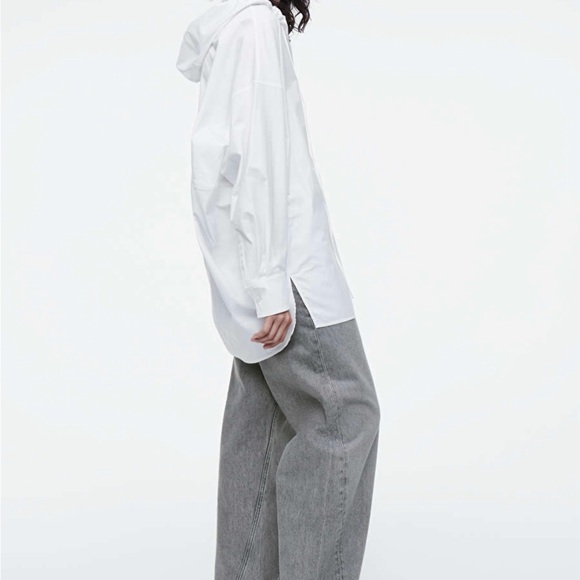 COS oversized hooded shirt - Picture 1 of 9